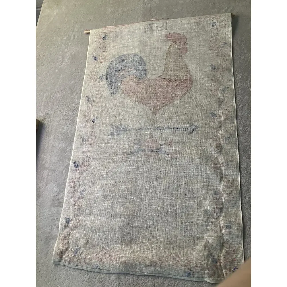 Linen Tea Towel Calendar 1974